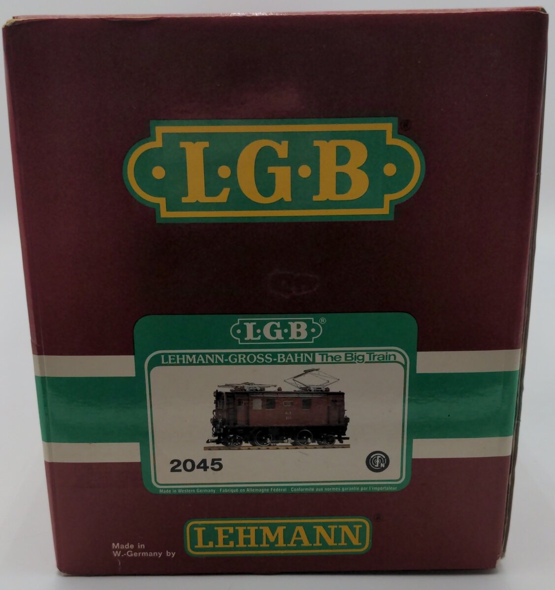 LGB 2045 G Scale RhB Electric Locomotive #205 EX/Box