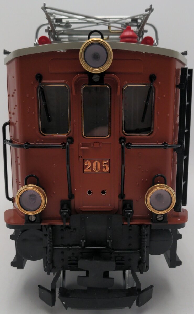 LGB 2045 G Scale RhB Electric Locomotive #205 EX/Box