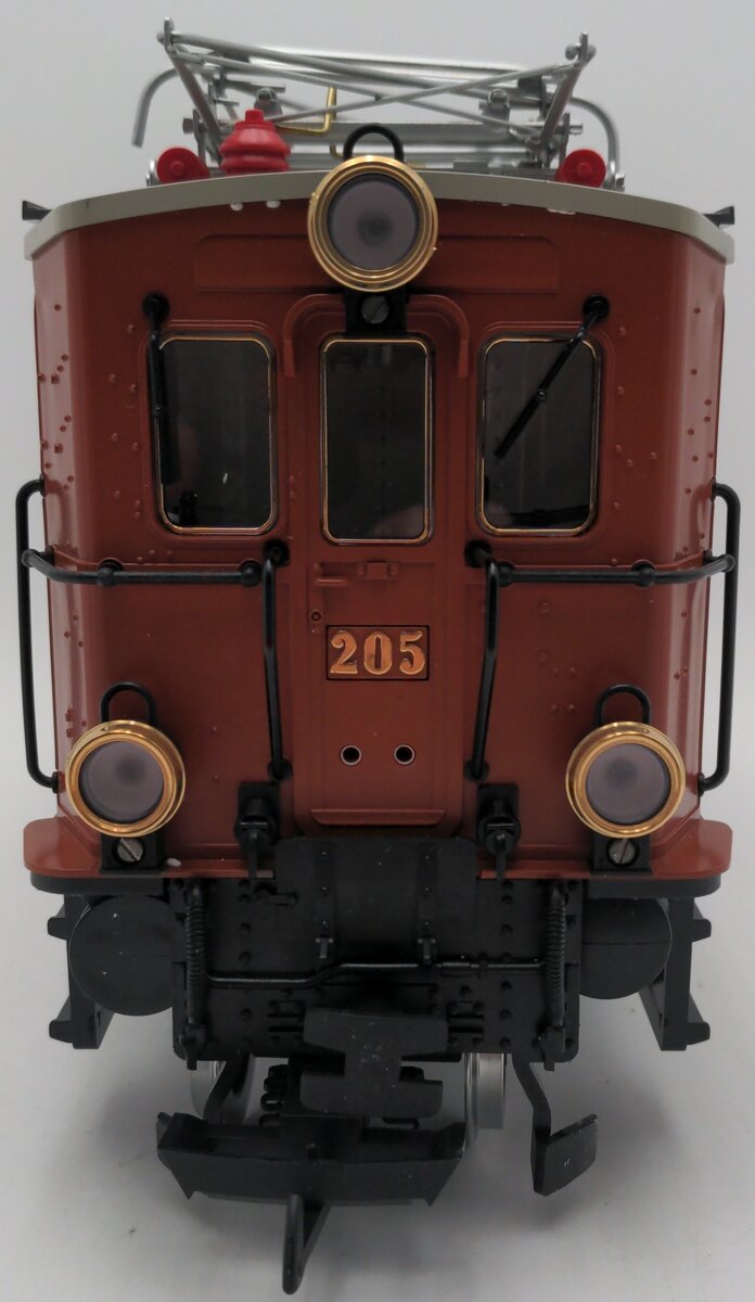 LGB 2045 G Scale RhB Electric Locomotive #205 EX/Box