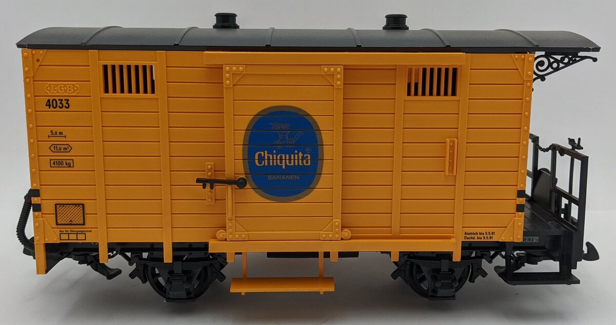 LGB 4033 G Scale Chiquita Boxcar EX