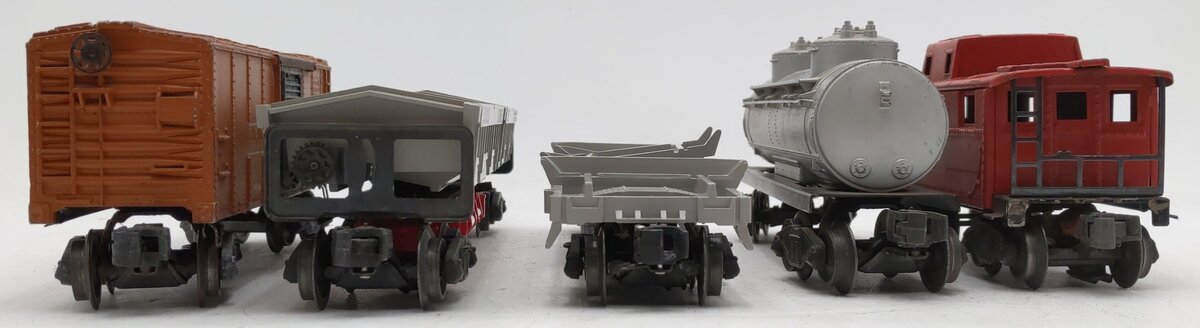 Lionel Vintage O Gauge Freight Cars #X3464,335955,336155,6465,477618 [5] VG