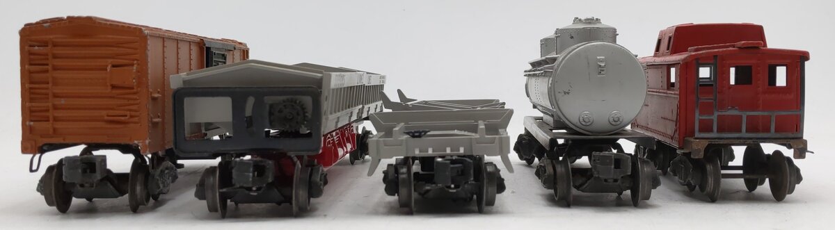 Lionel Vintage O Gauge Freight Cars #X3464,335955,336155,6465,477618 [5] VG