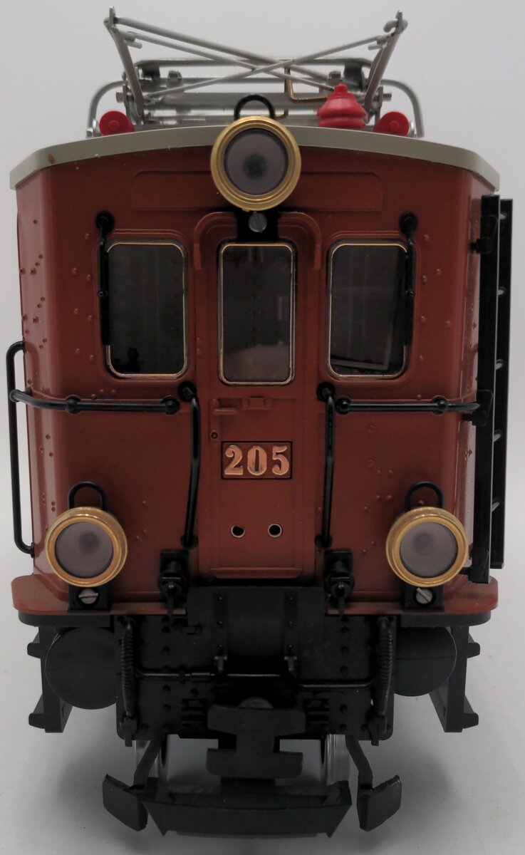 LGB 2045 G Scale RhB Electric Locomotive #205 VG/Box