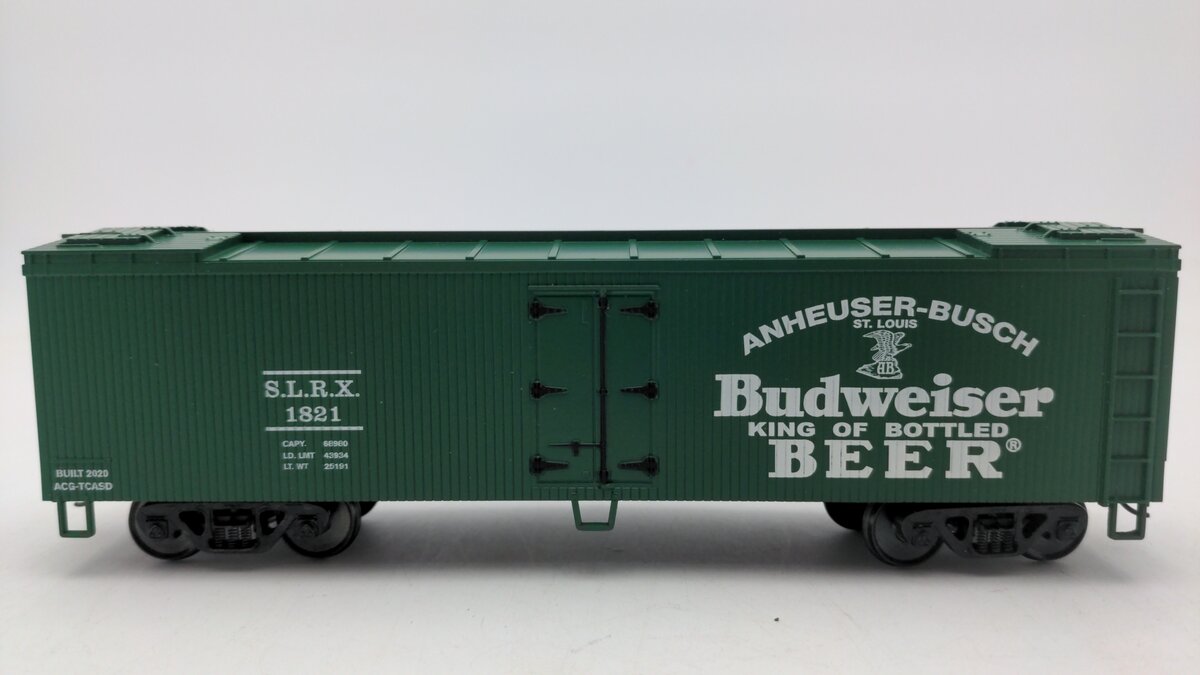 American Flyer 2001016 S Scale Budweiser Beer Woodside Reefer #1821 EX/Box