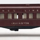 Lionel 2625 Vintage O Lionel Lines Madison Heavyweight "Irvington" Passenger Car VG
