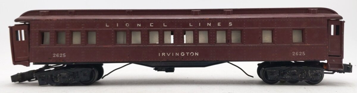 Lionel 2625 Vintage O Lionel Lines Madison Heavyweight "Irvington" Passenger Car VG