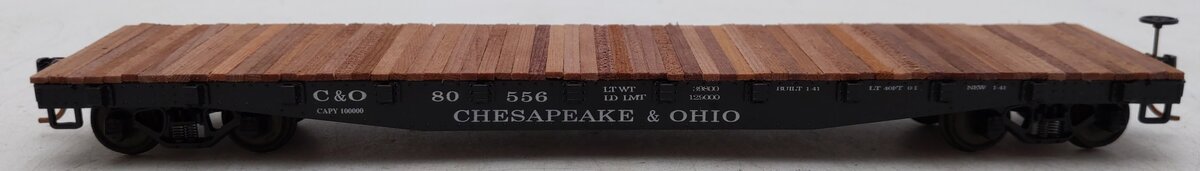 American Models 6006 S Scale Chesapeake & Ohio Flatcar #80556 EX/Box