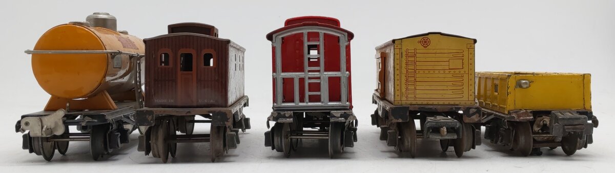 Lionel Vintage O Gauge Freight Cars #2657,1682,654,1679,2652 [5] VG