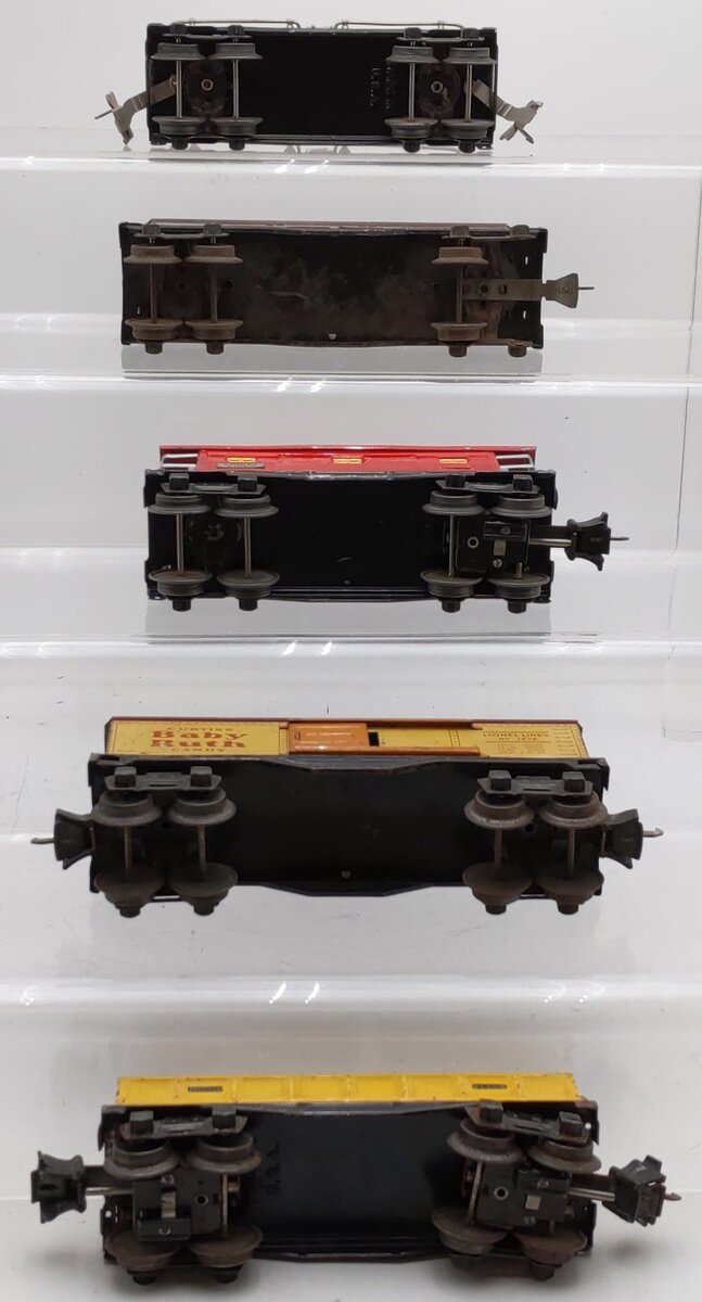 Lionel Vintage O Gauge Freight Cars #2657,1682,654,1679,2652 [5] VG