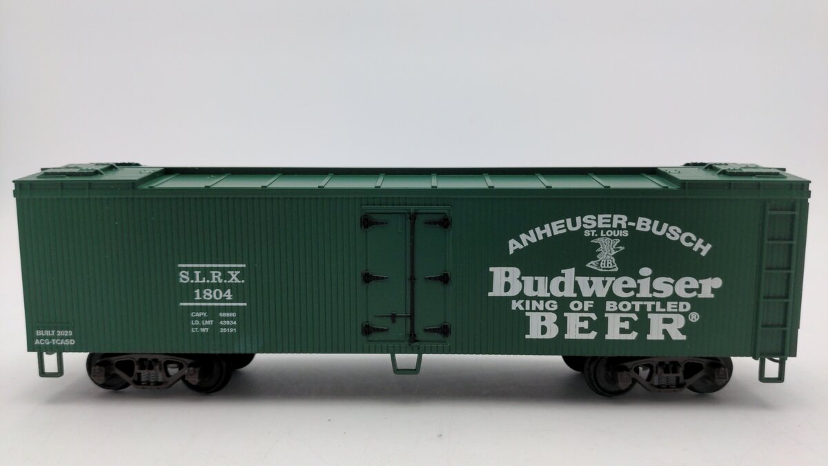 American Flyer 2001013 S TCA Budweiser Beer Woodside Reefer #1804 EX/Box