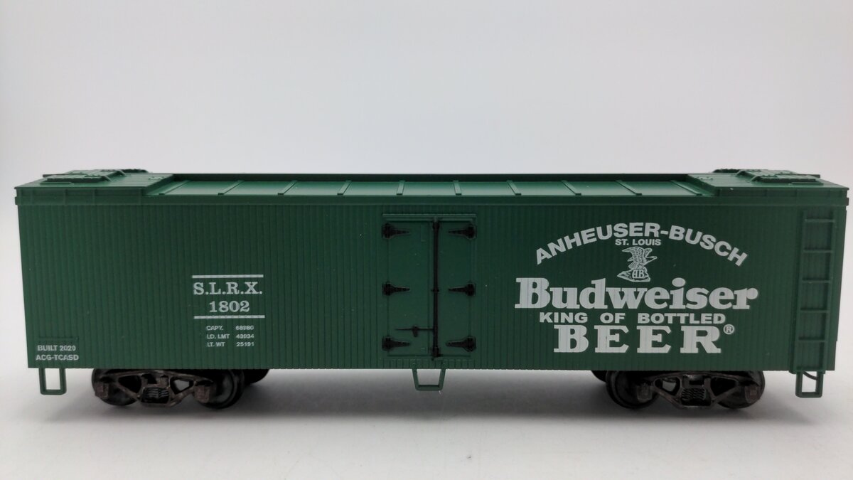 American Flyer 2001012 S TCA Budweiser Beer Woodside Reefer #1802 EX/Box