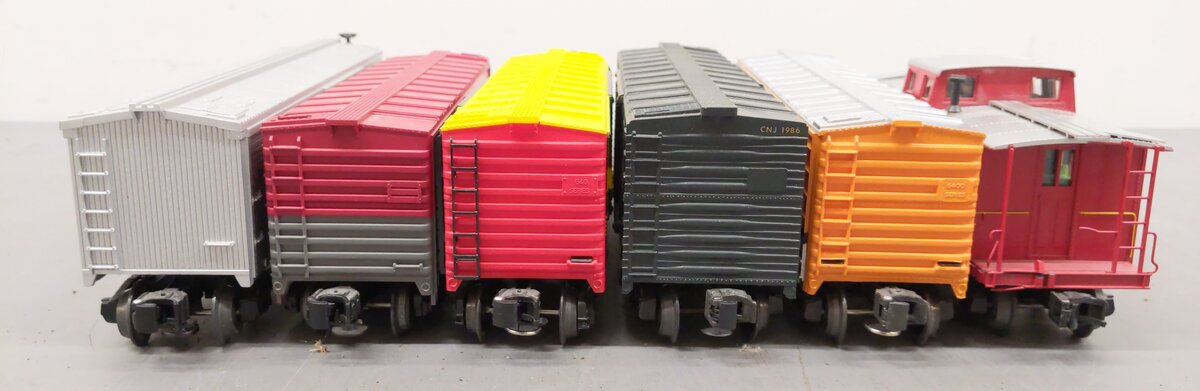 K-Line, Lionel, & Others Assorted O Gauge Freight Cars & Caboose [6] EX