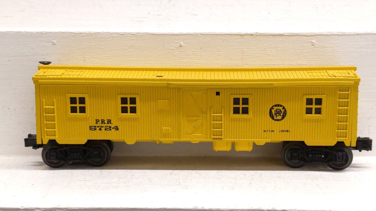 Lionel 6-5724 O Gauge Pennsylvania Illuminated Bunk Car #5724 EX