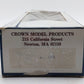 Crown Model Products B-100 O Gauge Seaboard "Silver Meteor" Boxcar #18255 VG/Box