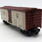Lionel 3662 Vintage O Brown & White Large Operating Milk Car VG