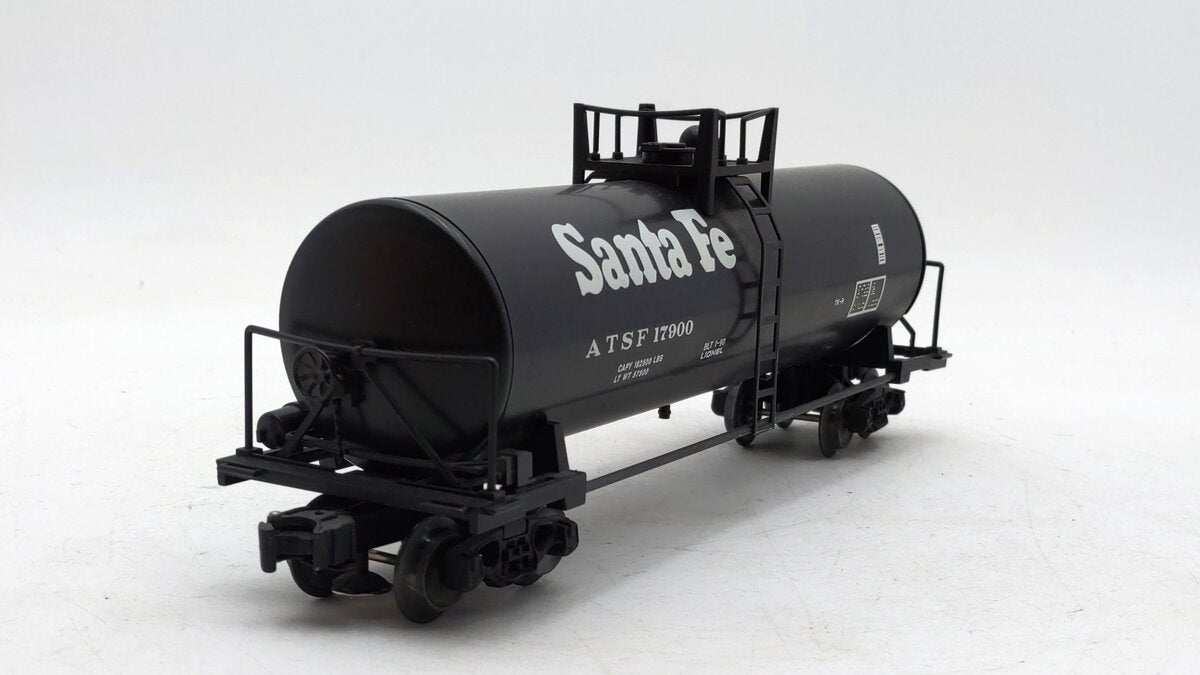Lionel 6-17900 O Gauge Santa Fe Unibody Single Dome Tank Car #17900 EX/Box
