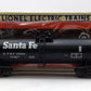 Lionel 6-17900 O Gauge Santa Fe Unibody Single Dome Tank Car #17900 EX/Box