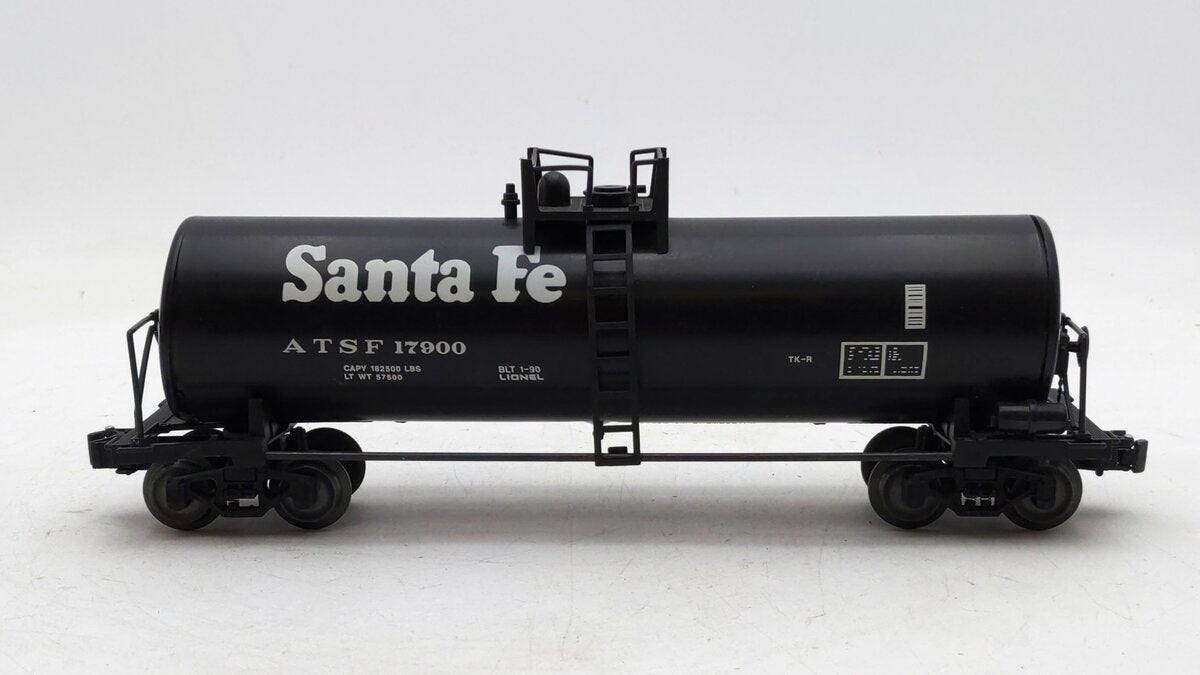 Lionel 6-17900 O Gauge Santa Fe Unibody Single Dome Tank Car #17900 EX/Box