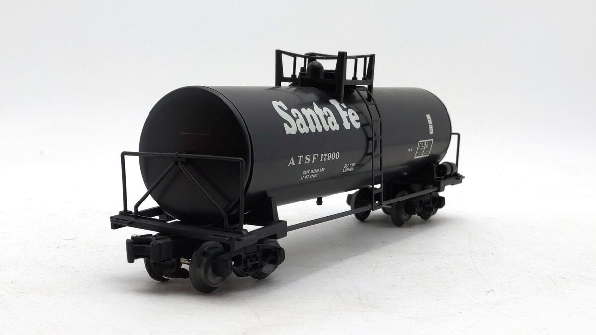 Lionel 6-17900 O Gauge Santa Fe Unibody Single Dome Tank Car #17900 EX/Box
