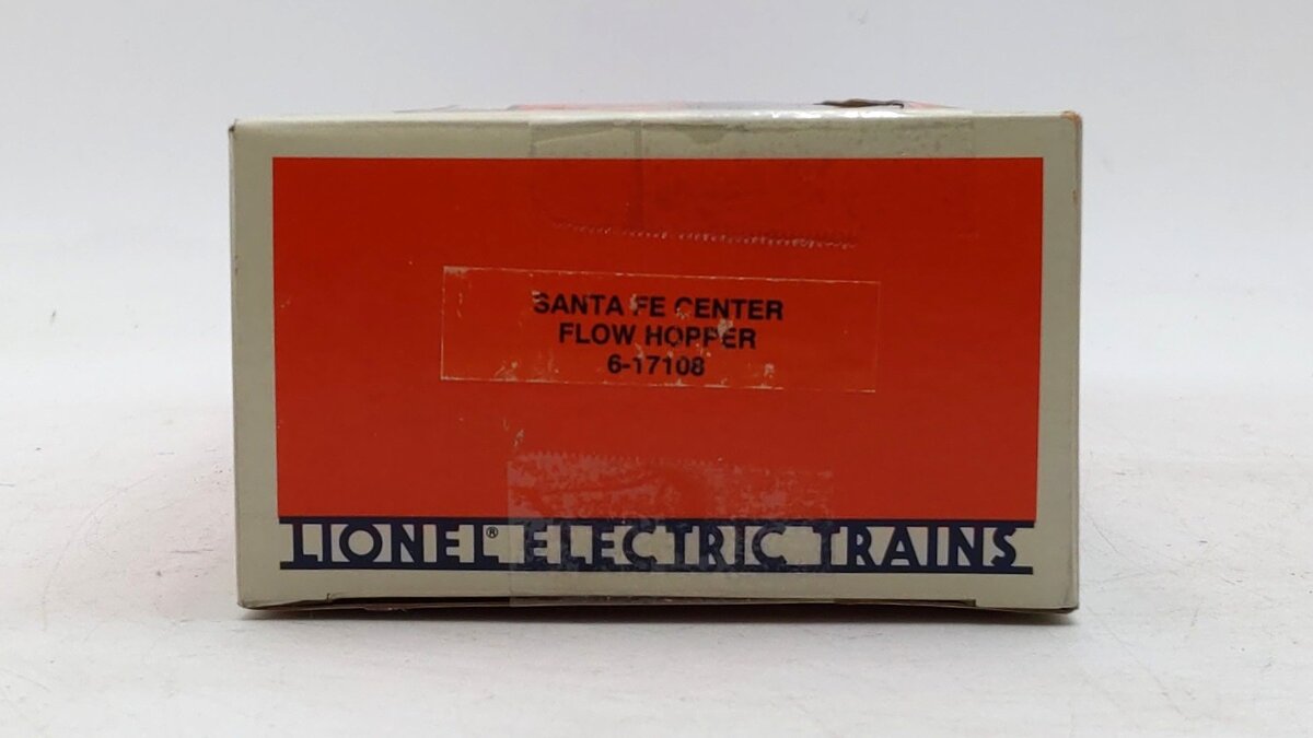 Lionel 6-17108 O gauge Santa Fe Center Flow Hopper Car #17108 LN/Box