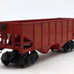 Lionel 6456 Vintage O Lehigh Valley Glossy Red 2-Bay Hopper Car VG
