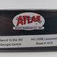 Atlas 10004282 HO Georgia Central Gold U30B Diesel Locomotive w/DCC #1010 EX/Box