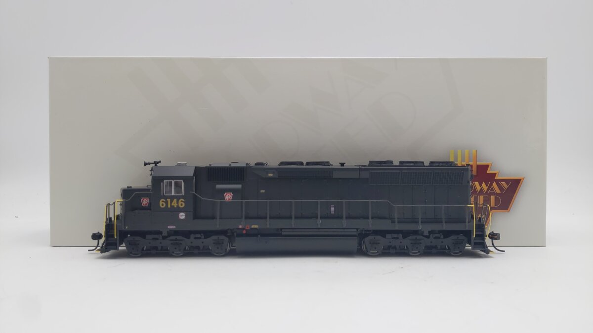 Broadway Limited 7943 HO PRR EMD SD45 Diesel Locomotive P4 Sound/DC/DCC #6146 EX/Box