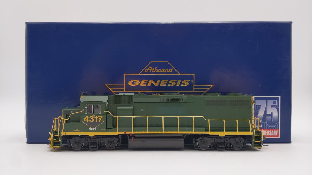 Athearn G65639 HO Scale GP39-2 CSX Diesel Locomotive #4317 w/ DCC EX/Box