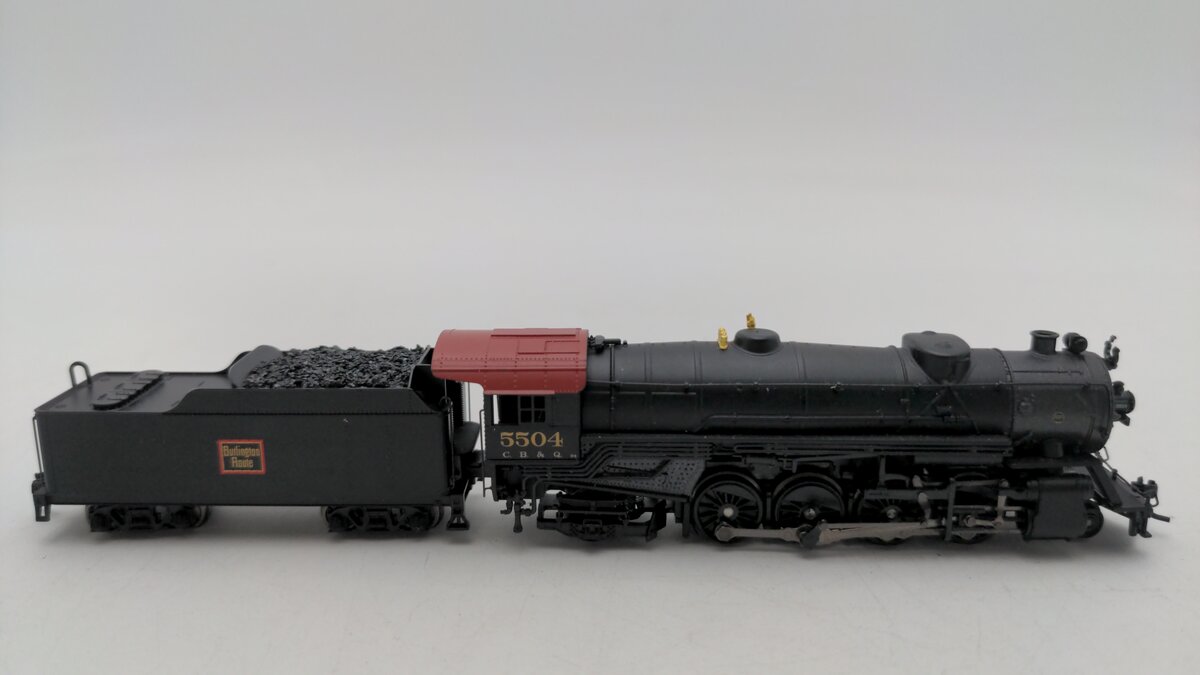 Broadway Limited 5702 N CB&Q USRA Heavy Mikado Steam Locomotive Sound #5504 EX/Box