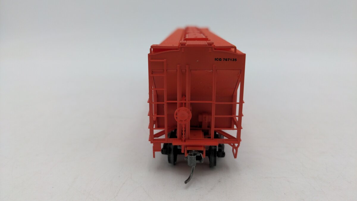 Acurail 65XX HO Scale Illinois Central Gulf 3 Bay Hopper Car #767135 VG