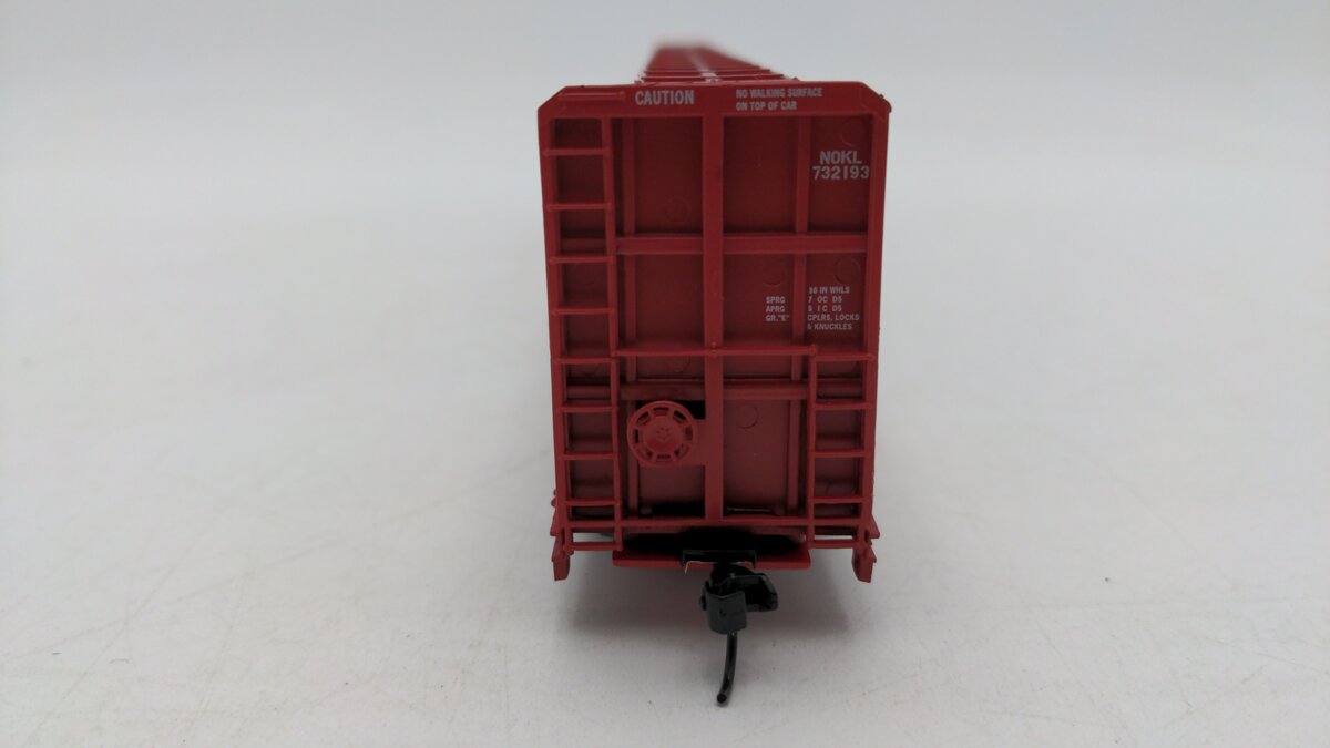 Walthers 910-50723 HO NOKL 72' Centerbeam Flatcar with Opera Windows RTR #732193 EX