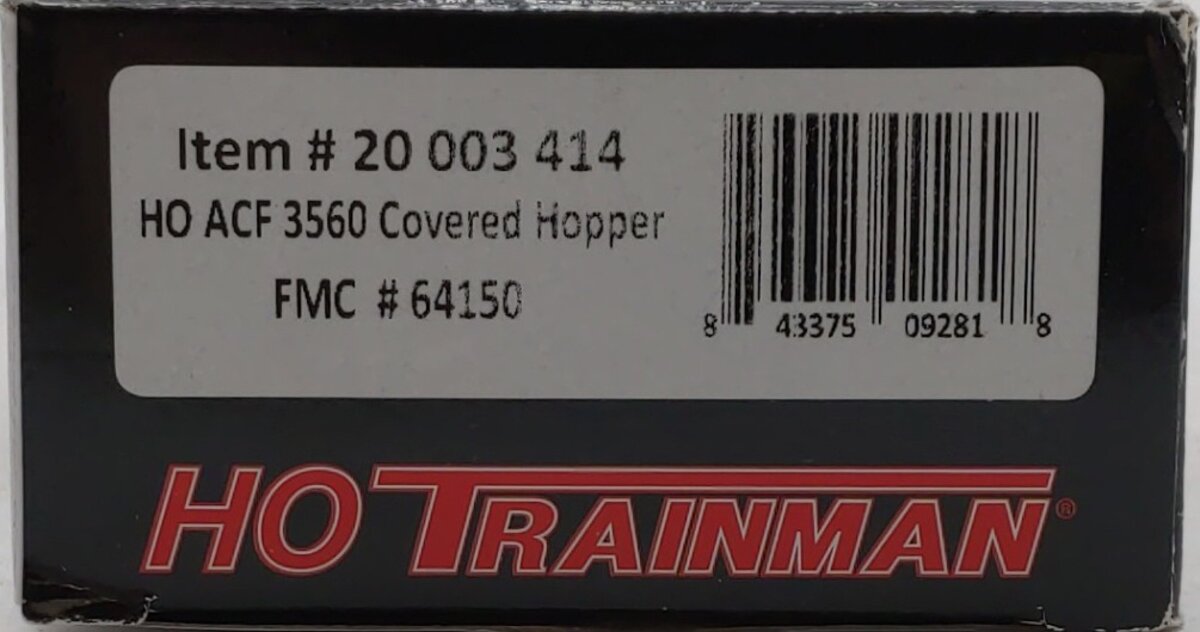 Atlas 20003414 HO Food Machinery Corporation ACF 3560 Centerflow Hopper #64150 LN/Box