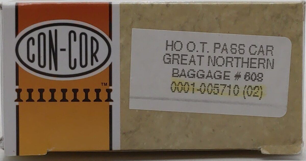 Con-Cor 0001-005710 HO Scale Great Northern RPO/Baggage Passenger Car #608 LN/Box
