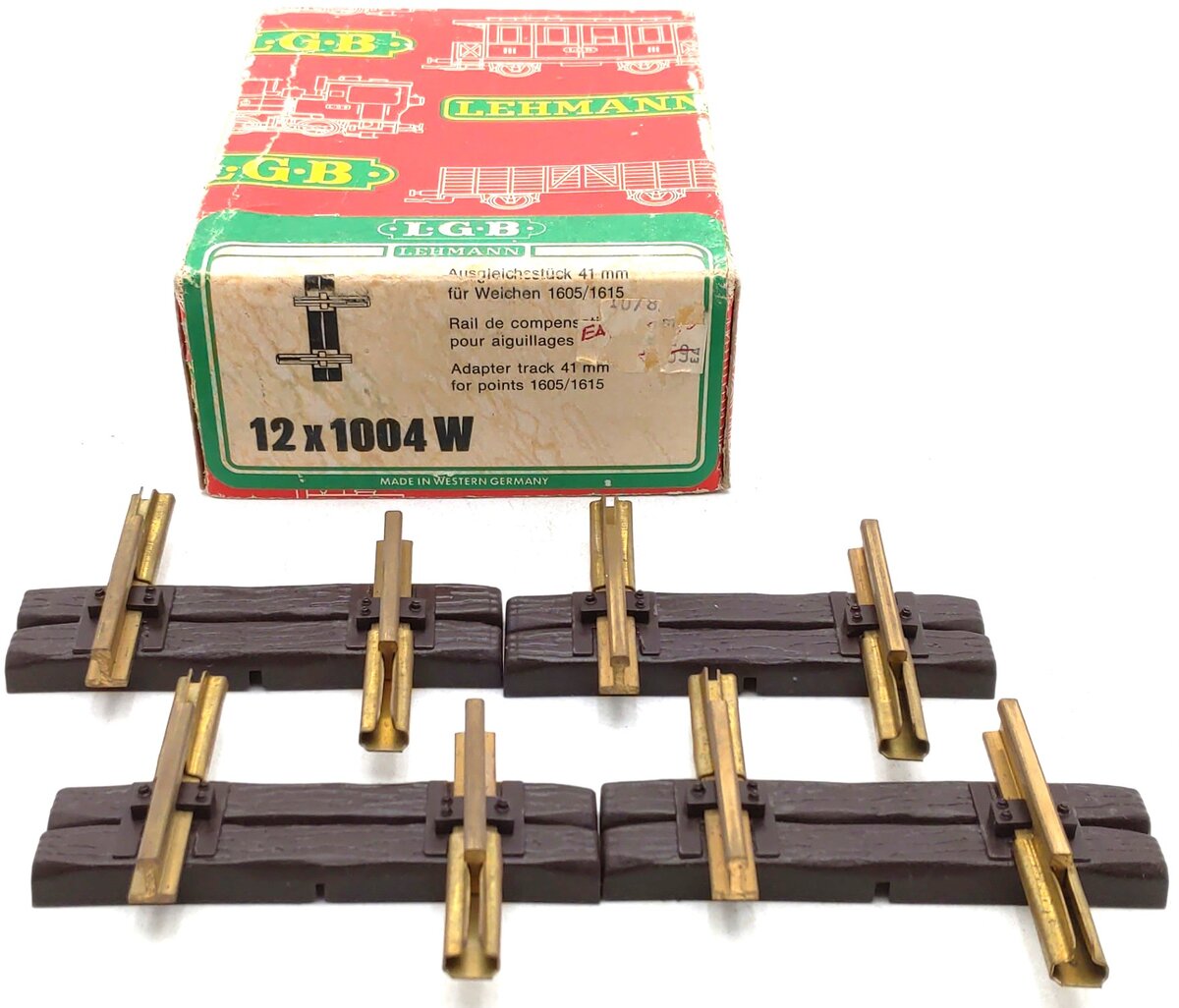 LGB 1004 G Scale Track (4) EX/Box