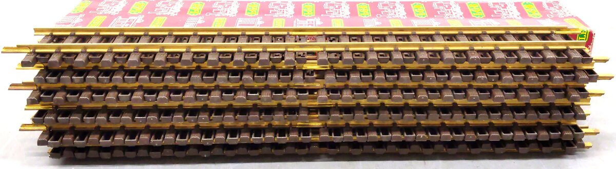 LGB 1060 G 600mm 24" Brass Rail Straight Track (Box of 12) EX/Box