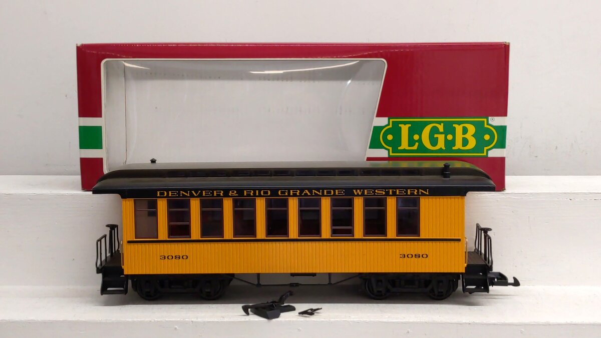 LGB 3080 Denver & Rio Grande Western Passenger Car EX/Box