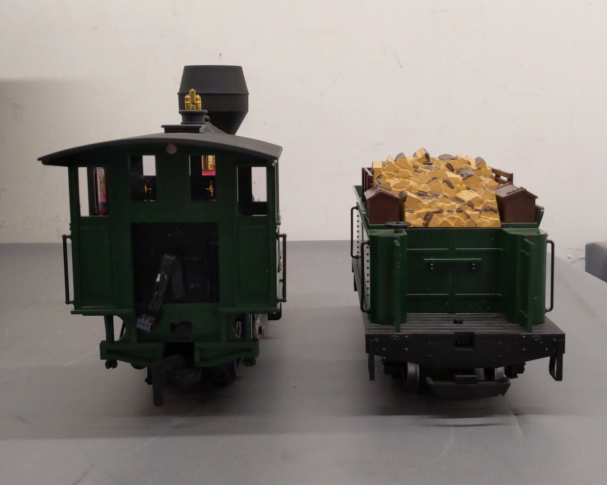 LGB 2018D G Scale DSP&PRR 2-6-0 Mogul Steam Locomotive & Tender #18 EX/Box