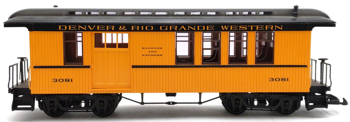LGB 3081 G Scale Denver & Rio Grande Western Combine Passenger Car EX/Box