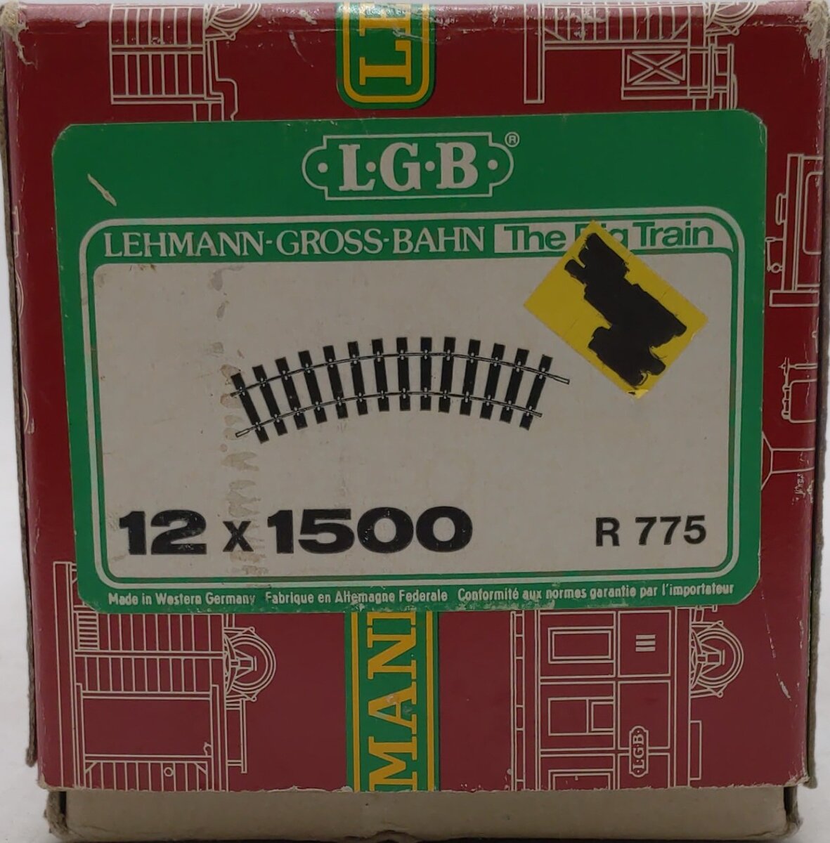 LGB 1500 G Scale Wide Radius Curved Track Sections (12) EX/Box