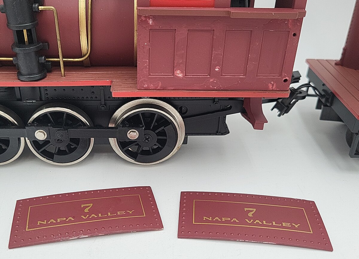 Aristo-Craft ART-80108 Napa Valley 2-8-0 Steam Locomotive & Tender EX/Box