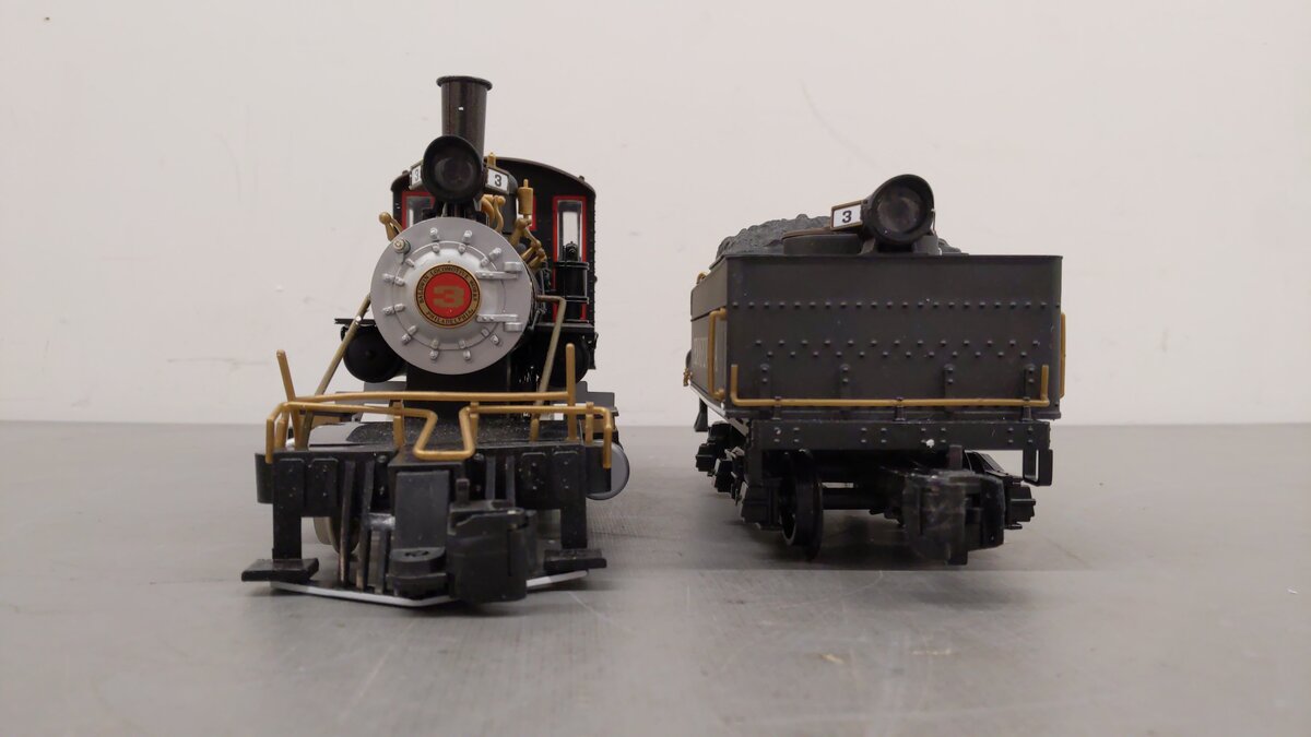 Bachmann 91114 G Gauge Pennsylvania Railroad 2-4-2 Steam Locomotive & Tender #3 EX/Box