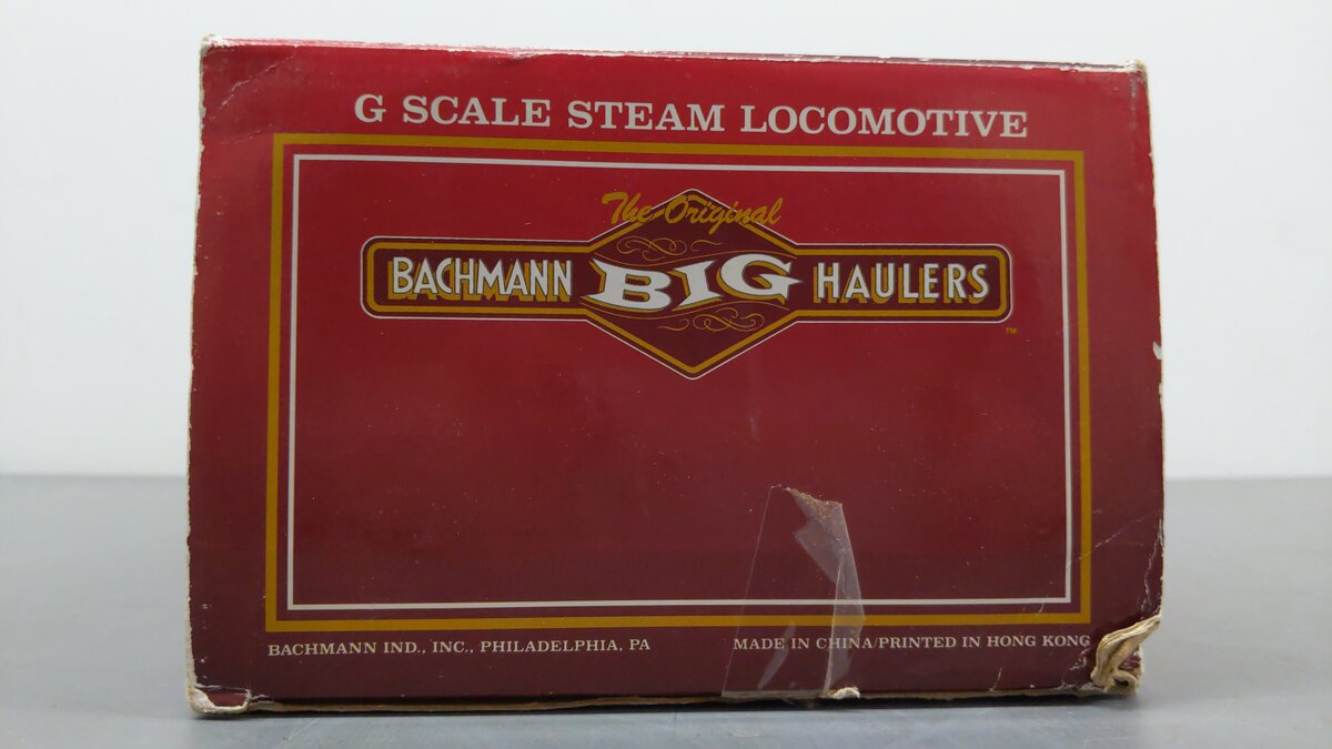 Bachmann 91114 G Gauge Pennsylvania Railroad 2-4-2 Steam Locomotive & Tender #3 EX/Box