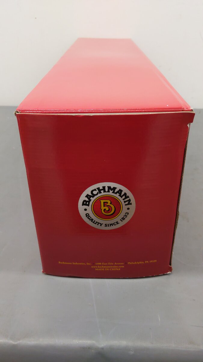 Bachmann 81398 G Denver & Rio Grande Western 4-4-0 Steam Locomotive & Tender VG/Box