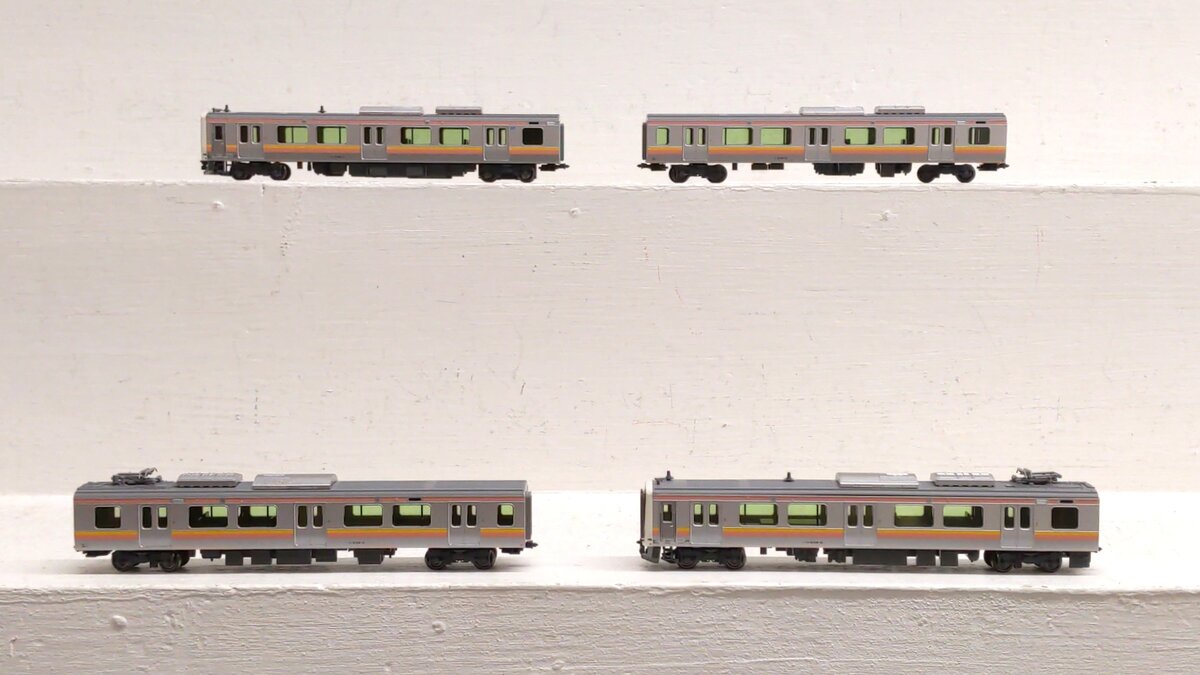 Kato 10-1735 N Scale JR E129 Series 4-Car Diesel Railcar Set LN/Box