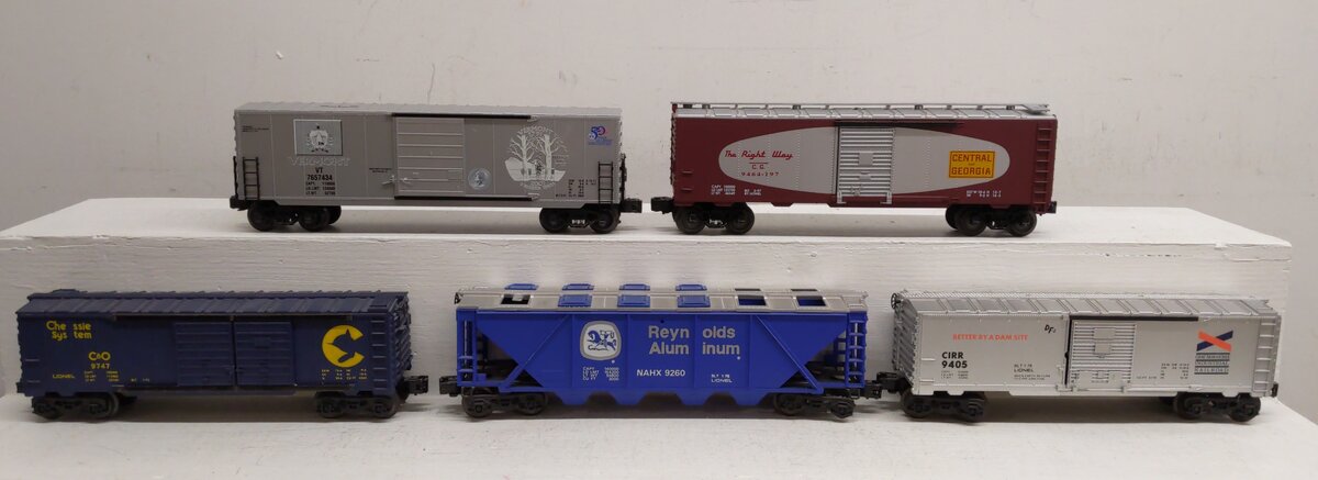 Lionel & K-Line Assorted O Gauge Freight Cars [5] EX