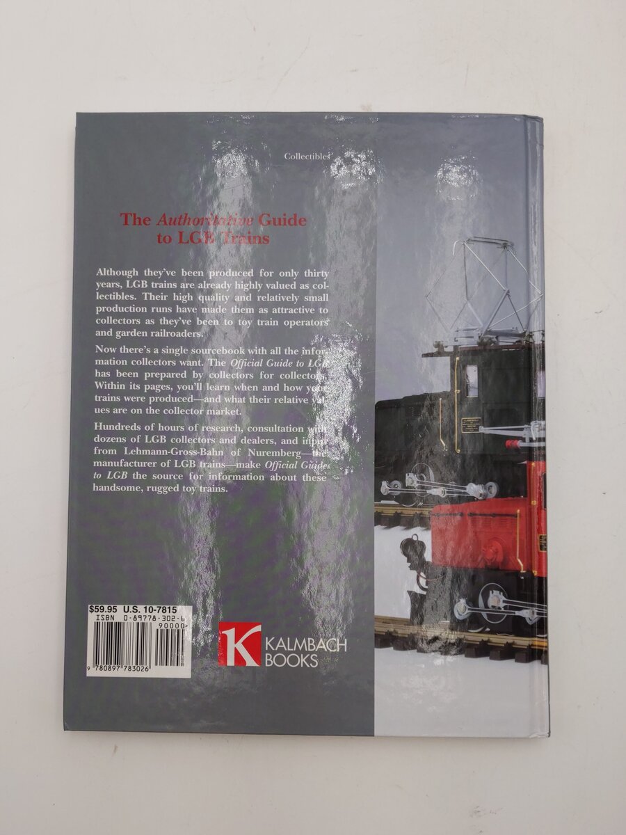 Official Guide To L.G.B. Hardcover Book By Bob Rot & Decker Doggett EX