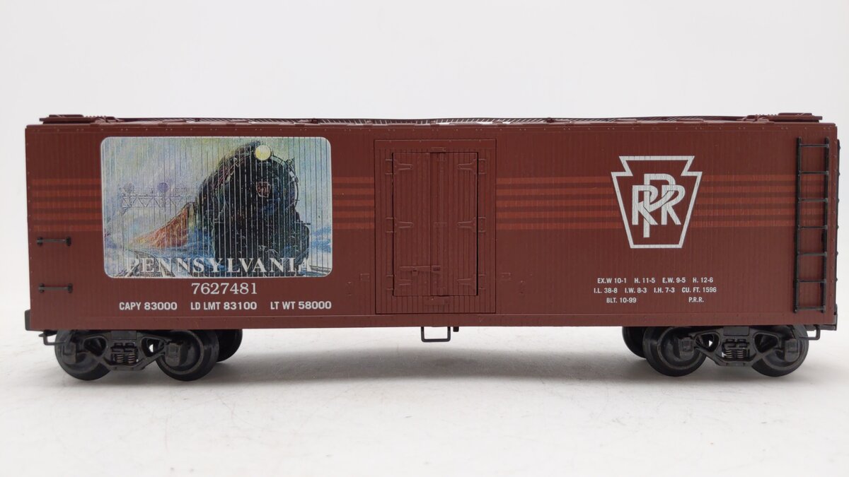 K-Line K792-7481 O PRR Historical Art Classic Wood-Sided Reefer LN/Box