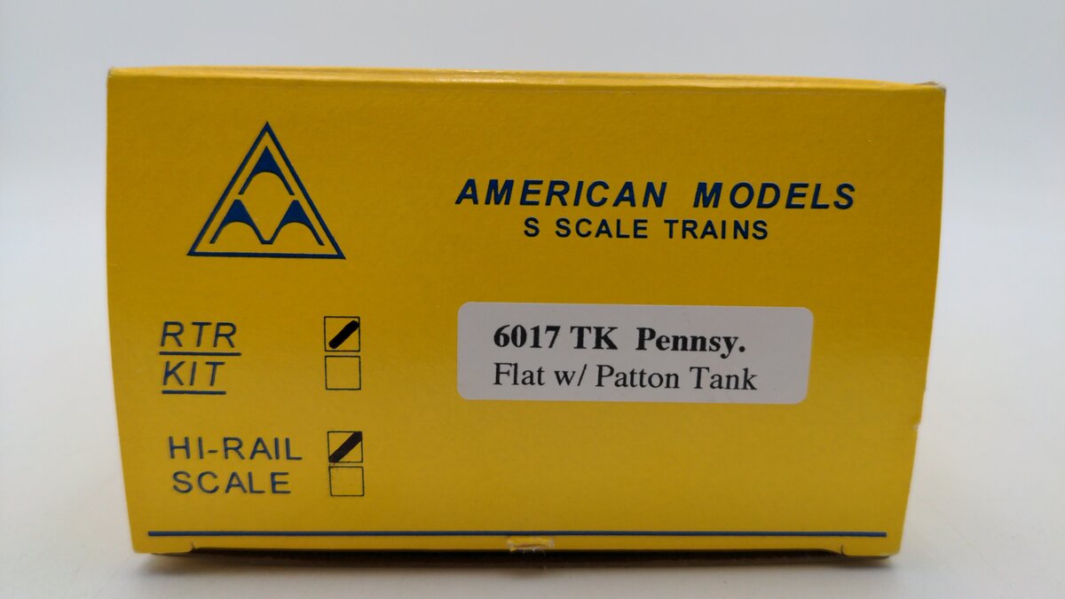 American Models 6017 S Pennsylvania Railroad Flatcar #470167 EX/Box