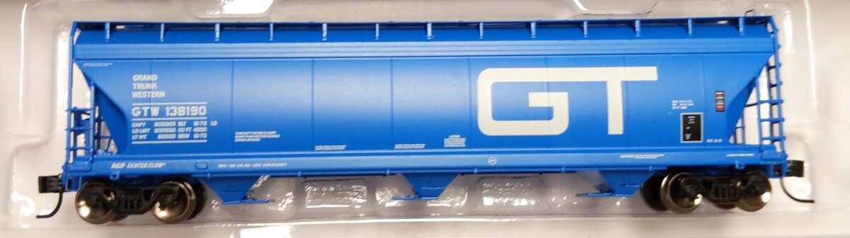 Athearn 8486 N GTW ACF 4600 3-Bay CF Hopper #138190