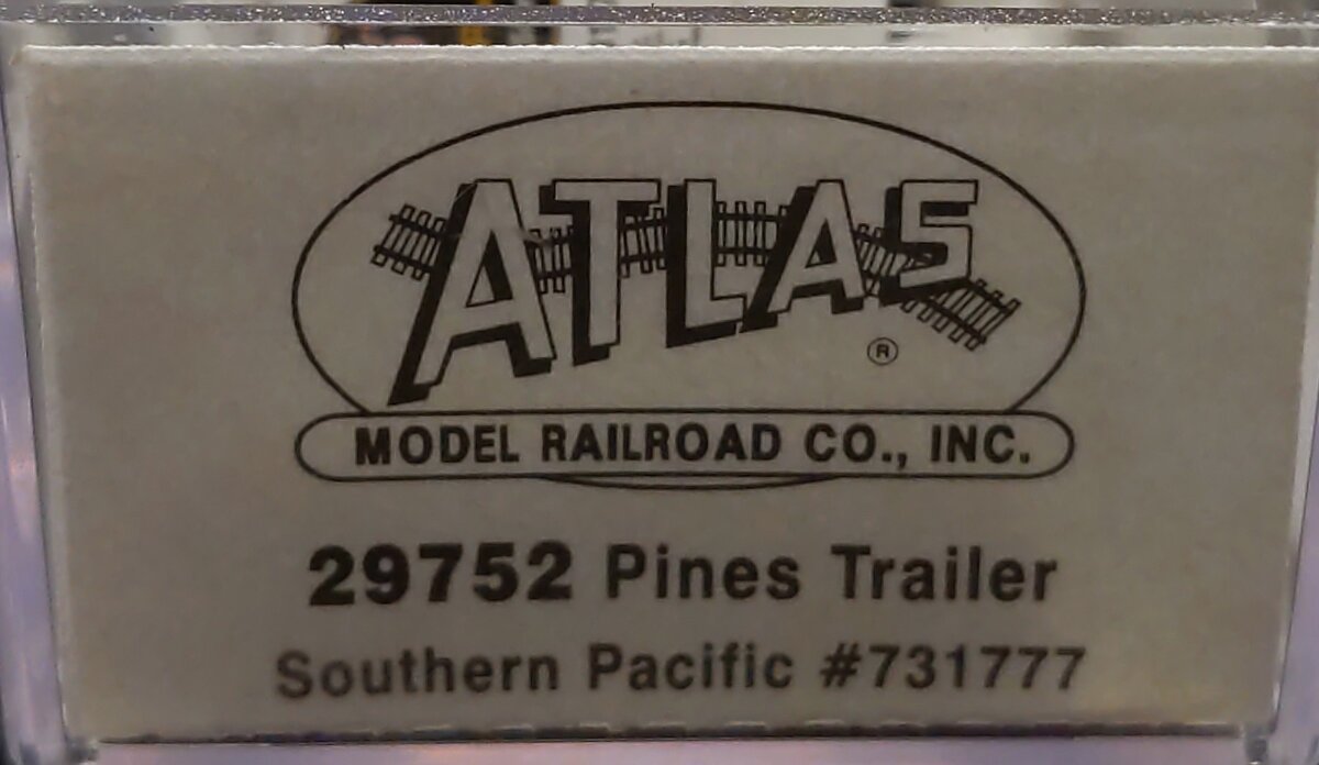 Atlas 29752 1:160 N Southern Pacific #731777 45'' Pines Semi Trailer